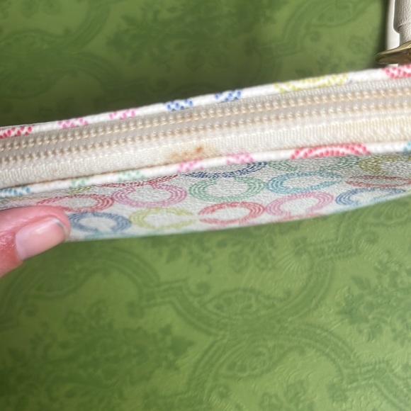 Coach Waverly Op Art Multi C Wristlet in Ivory - Picture 5 of 8
